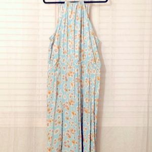 Summer Maxi Light Blue Dress